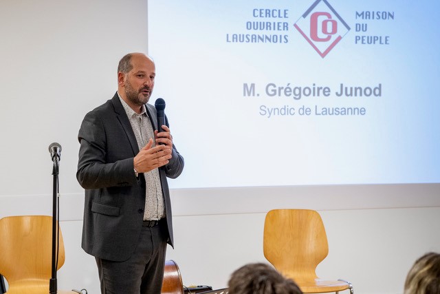 Grégoire Junod, syndic de la ville de Lausanne