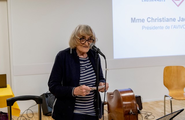 Christiane Jaquet Berger, présidente de l’AVIVO Lausanne