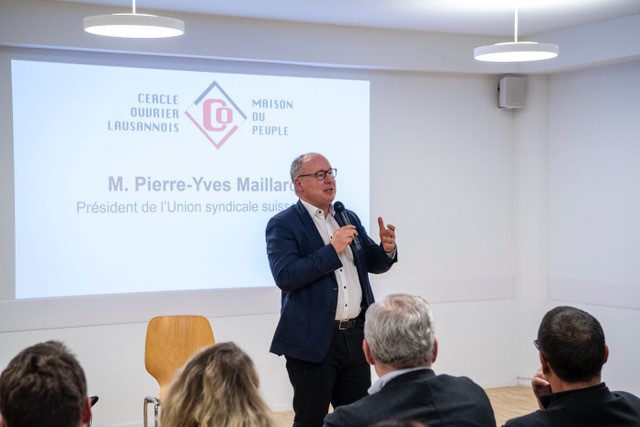 Pierre-Yves Maillard, président de l’Union syndicale suisse USS