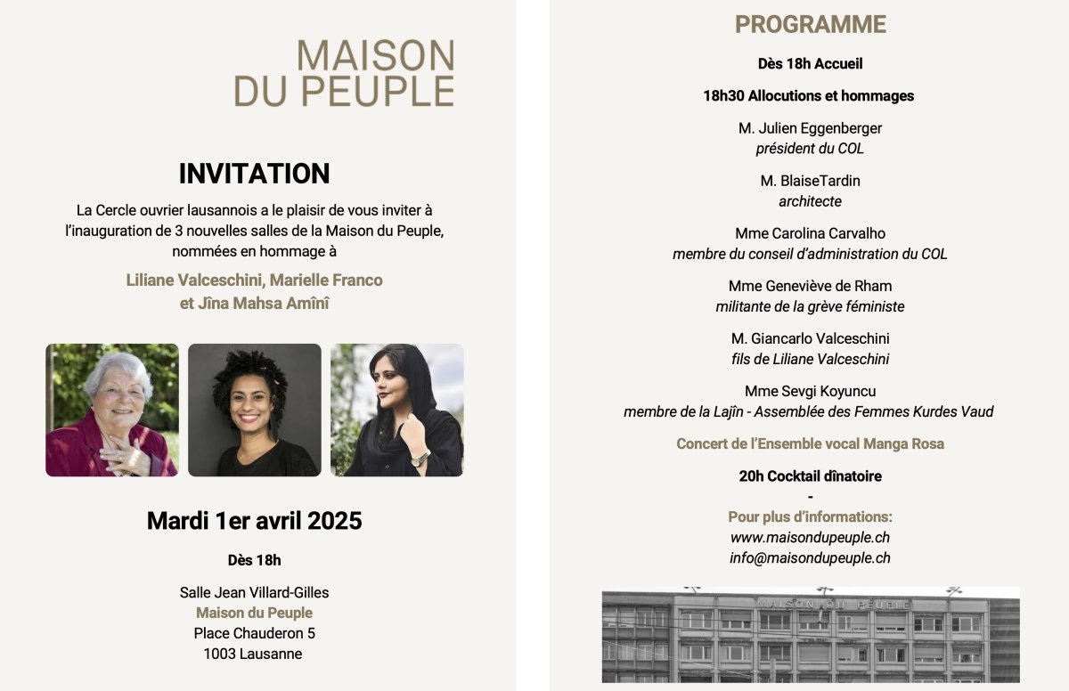 Inauguration des trois nouvelles salles